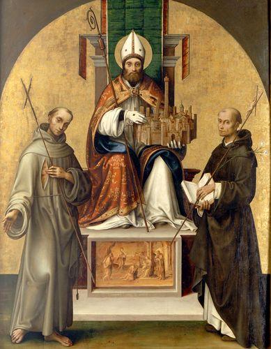 San Petronio Fra I Santi Domenico E Francesco — Lorenzo Costa (the Elder)