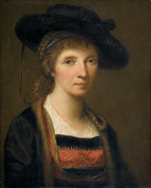 Self-portrait — Angelica Kauffmann (maria Anna Angelika)