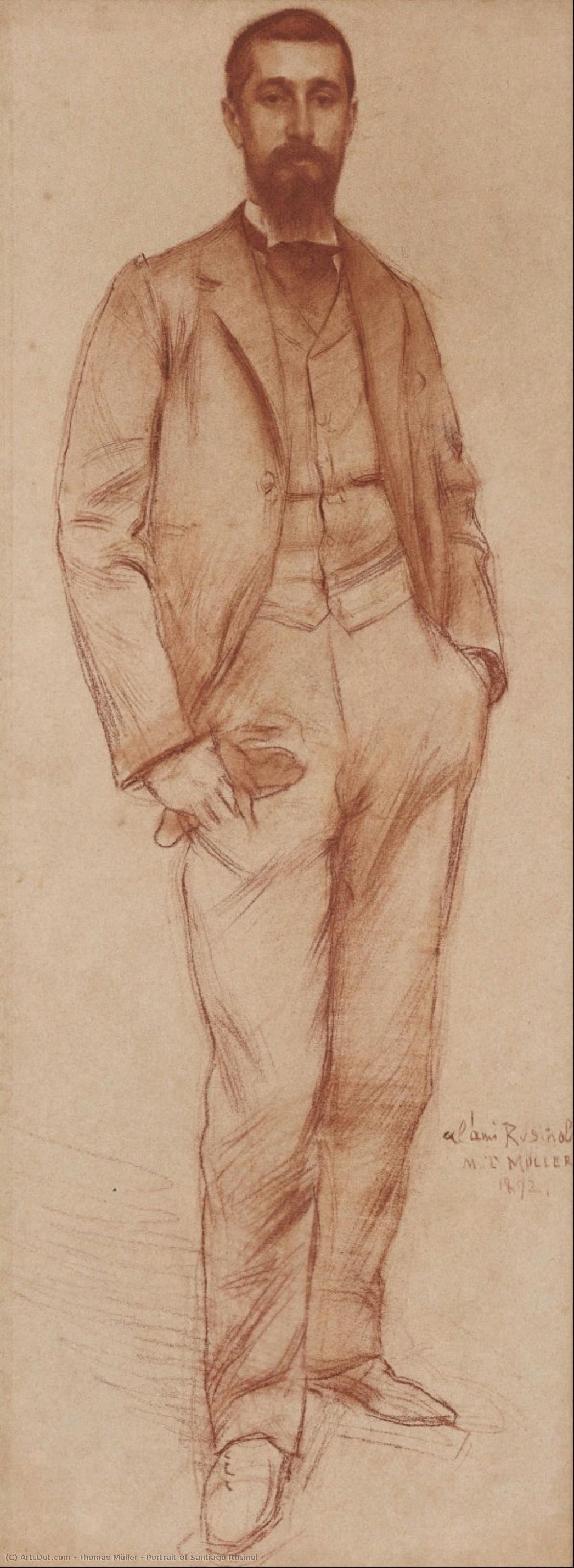 Portrait Of Santiago Rusinol — Thomas Müller