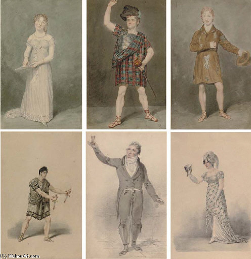 Miss S. Booth As Amanthis In The Child Of Nature — Samuel De Wilde