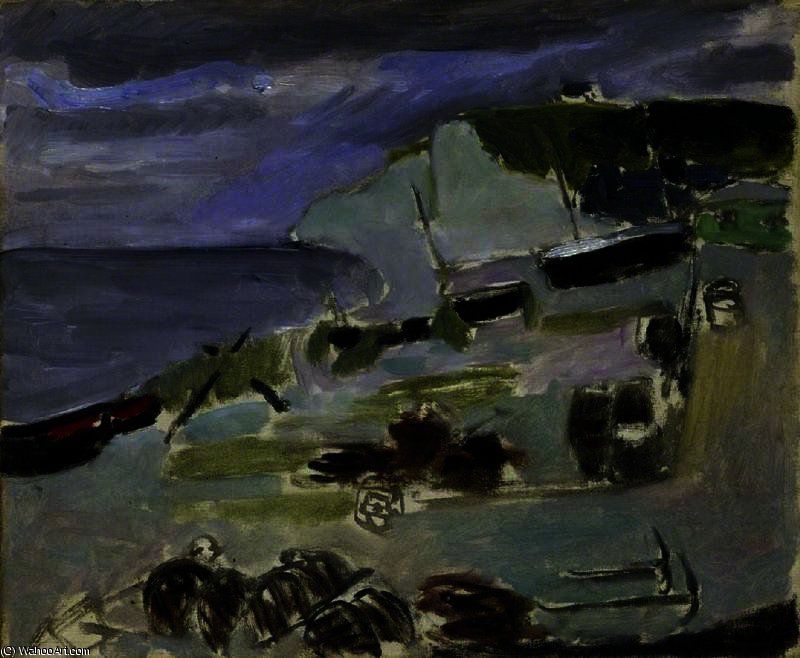 Boats On The Beach, Etrétat — Henri Matisse
