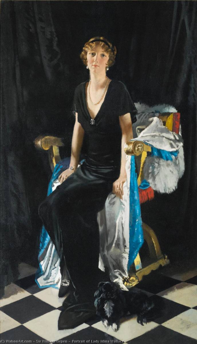 Portrait Of Lady Idina Wallace — Sir William Newenham Montague Orpen
