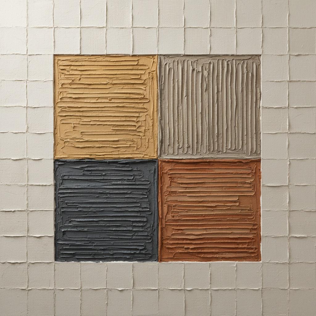 Monolithic Quadrants In Earthly Relief: A Meditative Study Of Tactile Geometric Harmony — David Moreau