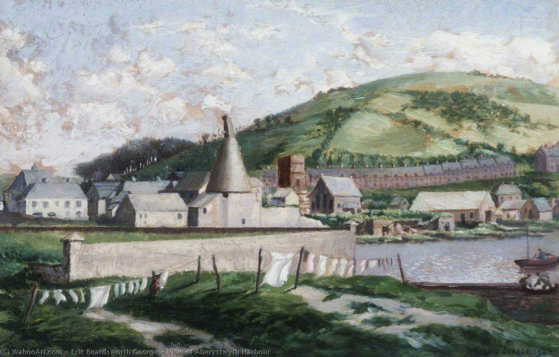 View Of Aberystwyth Harbour — Eric Beardsworth George