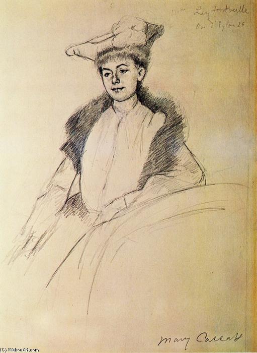 Portrait Of Mme. Fontveille — Mary Stevenson Cassatt