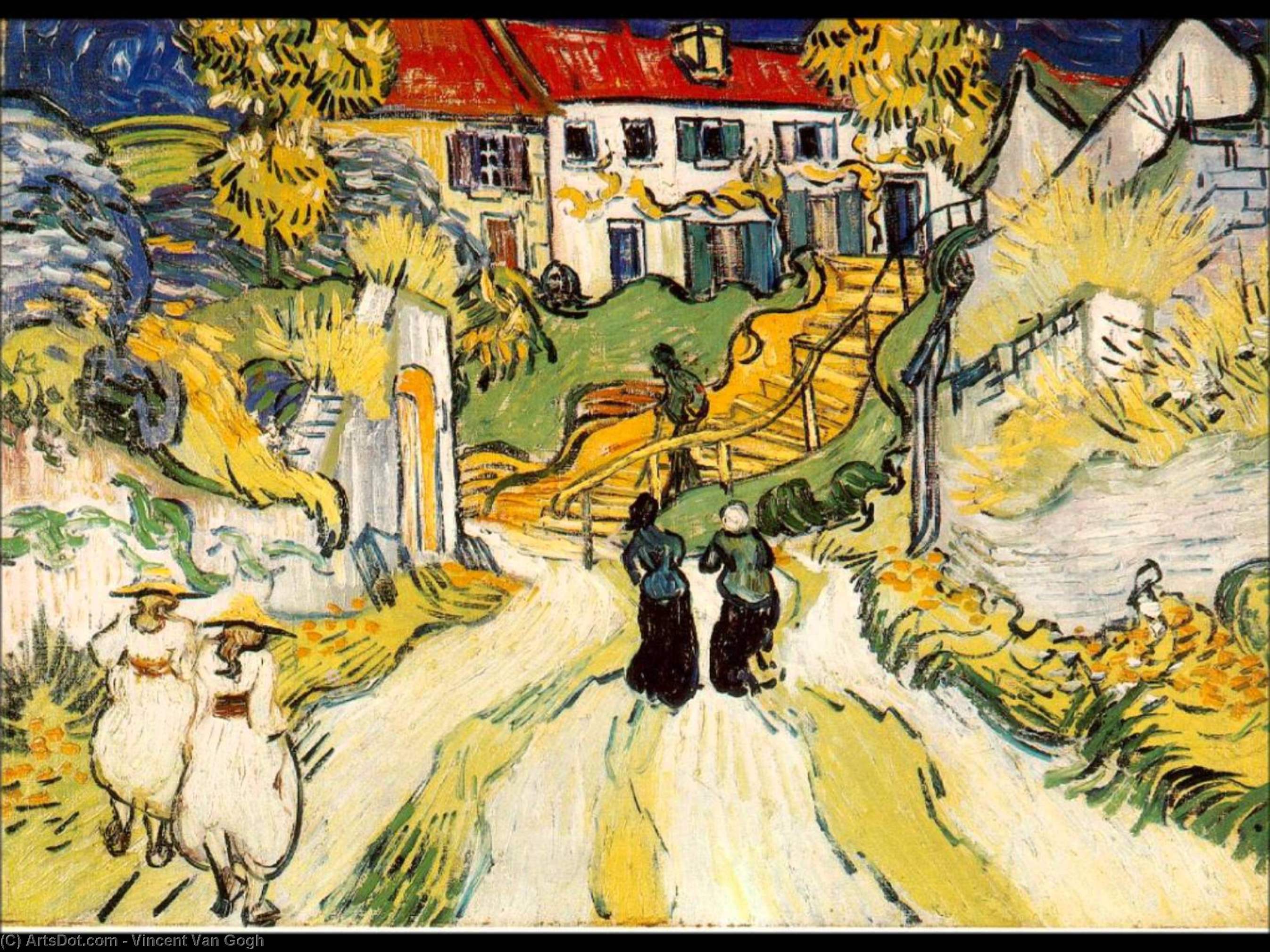 Village Stairs — Vincent Willem Van Gogh