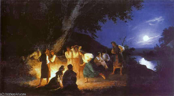 Night On The Eve Of Ivan Kupala — Henryk Hector Siemiradzki