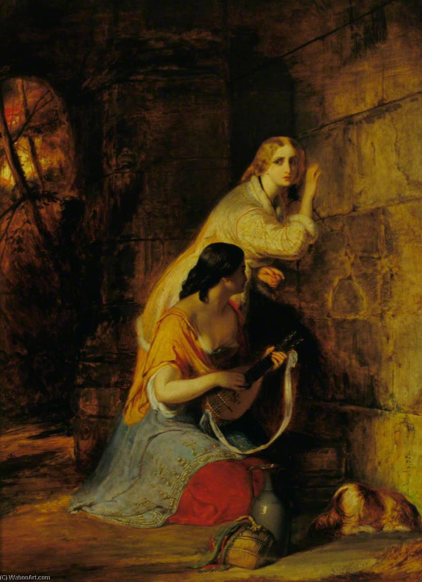 The Fair Maid Of Perth And The Glee Maiden At The Dungeon Wall — Robert Scott Lauder