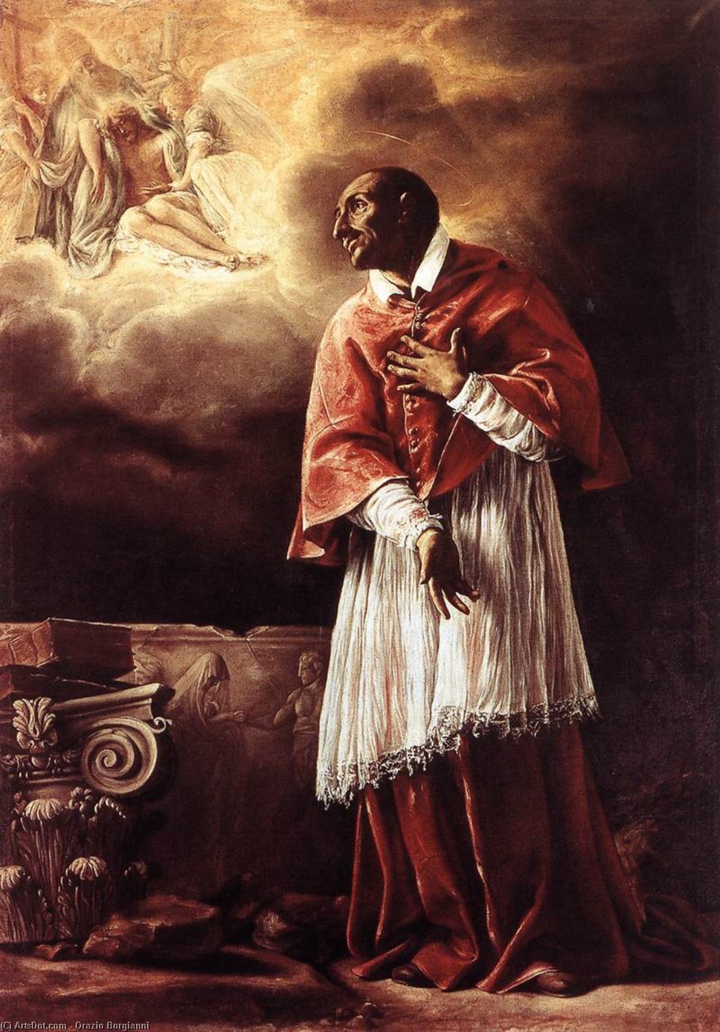 St Carlo Borromeo — Orazio Borgianni