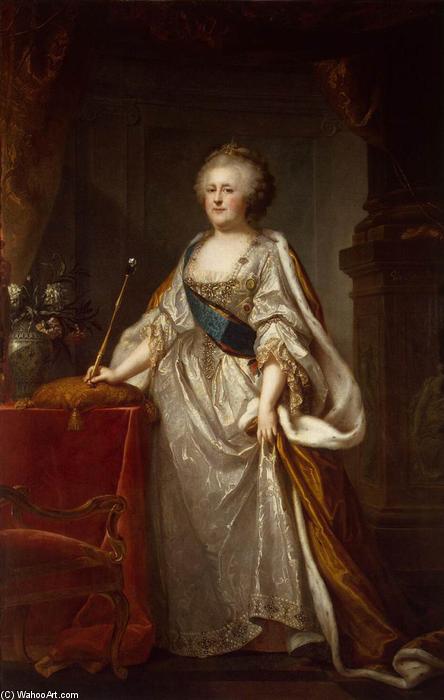 Portrait Of Catherine Ii — Johann Baptist Lampi