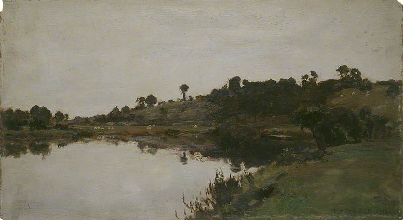 River Landscape — Alfred William Parsons