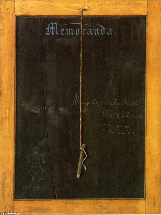 Die Schreibplatte: Memoranda — John Haberle