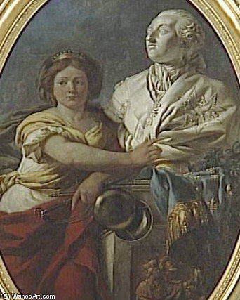 Le Buste De Louis Xvi Presente Par La Justice — Jean Jacques Lagrenée (lagrenée Le Jeune)