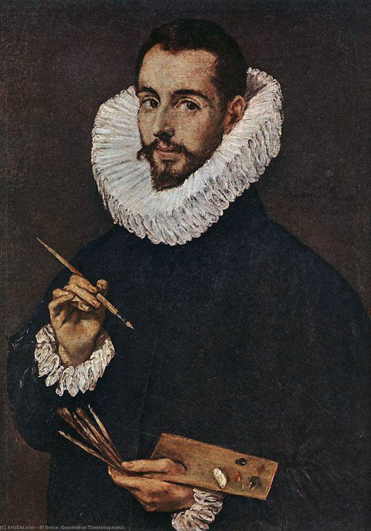 Porträt Des Sohnes Des Künstlers Jorge Manuel — El Greco