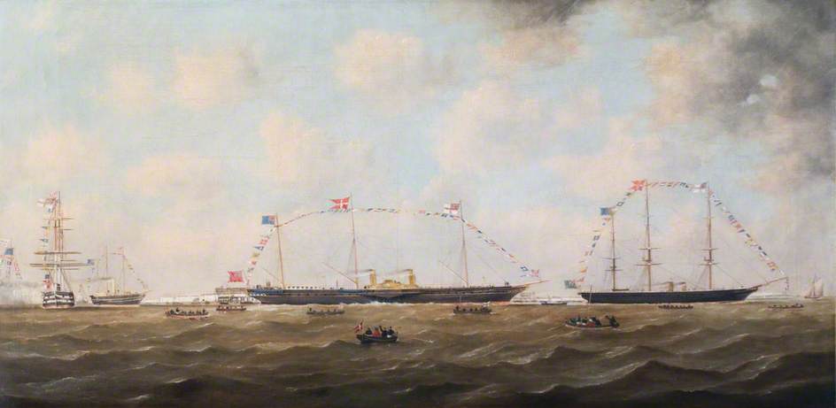 The Arrival Of Princess Alexandra At Margate, 6 March 1863 — George Mears