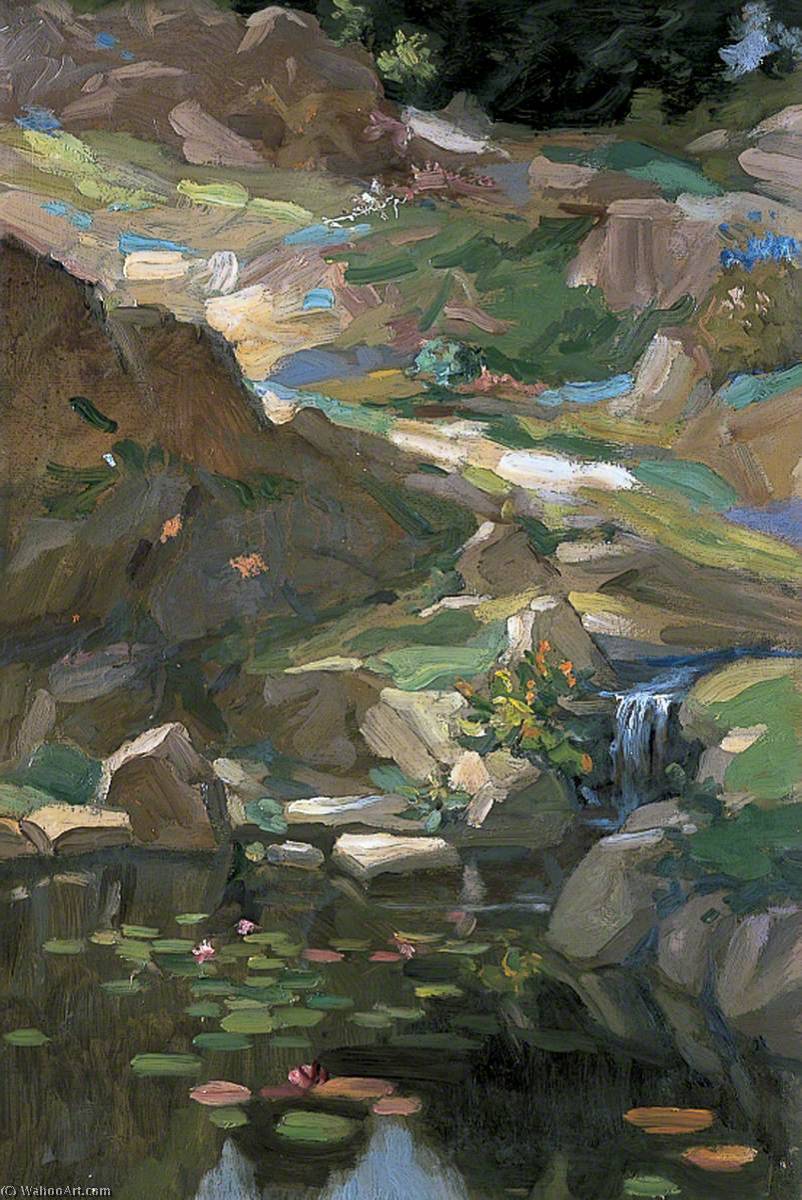 The Rock Garden At Culham Court (left Wing) — Nestor Cambier