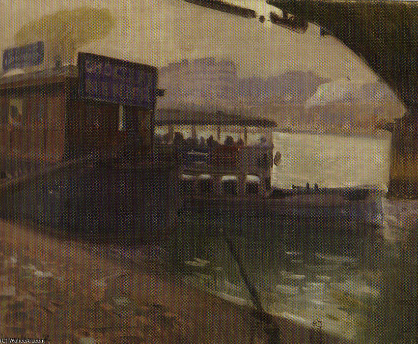 Paisaje De Puerto — Jose Maria Lopez Mezquita