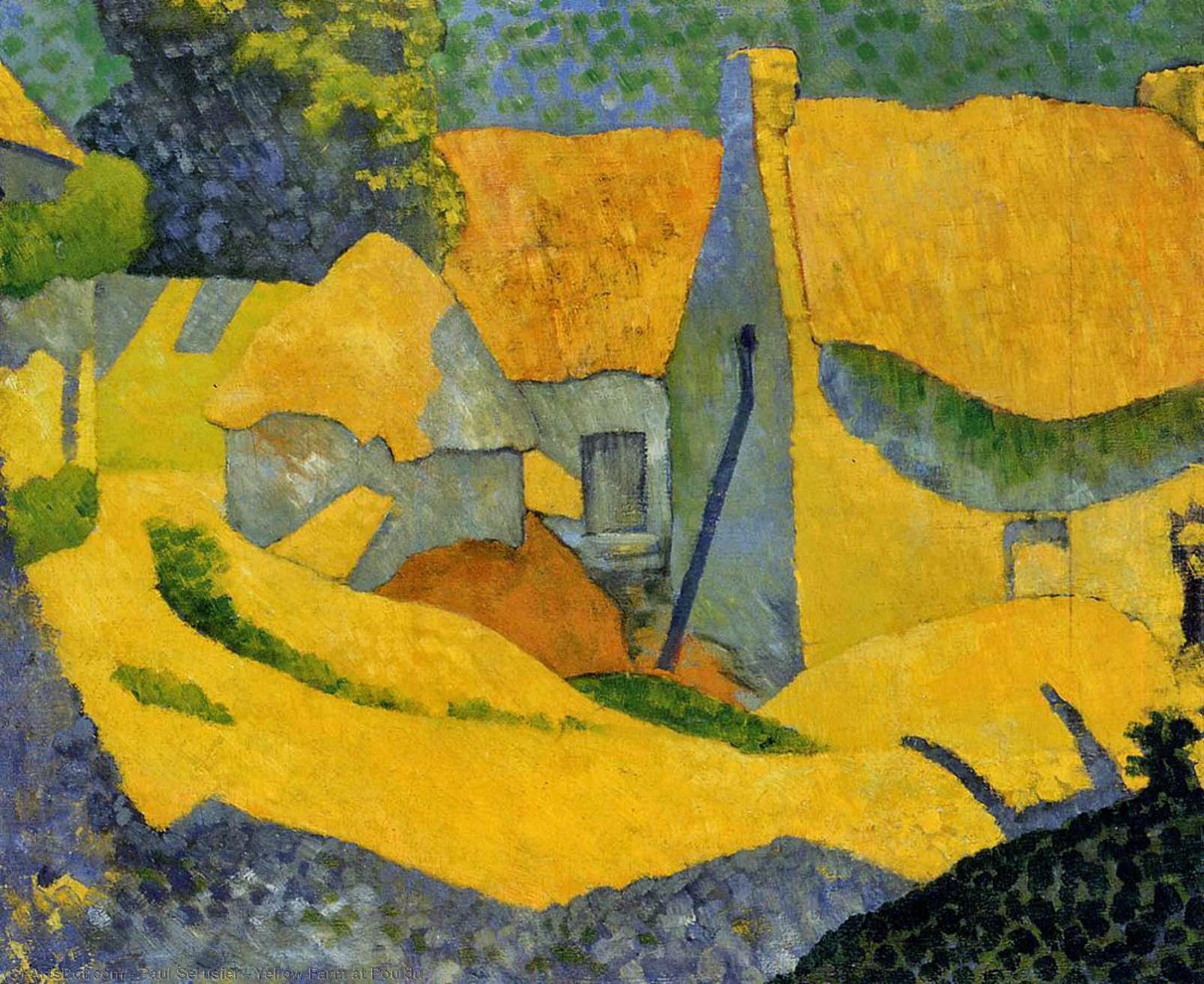 Yellow Farm At Pouldu — Paul Sérusier