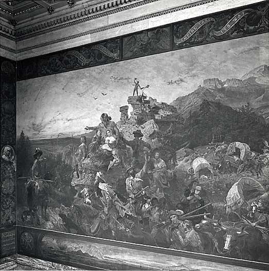 Westward The Course Of Empire Takes Its Way, (painting) — Emanuel Gottlieb Leutze