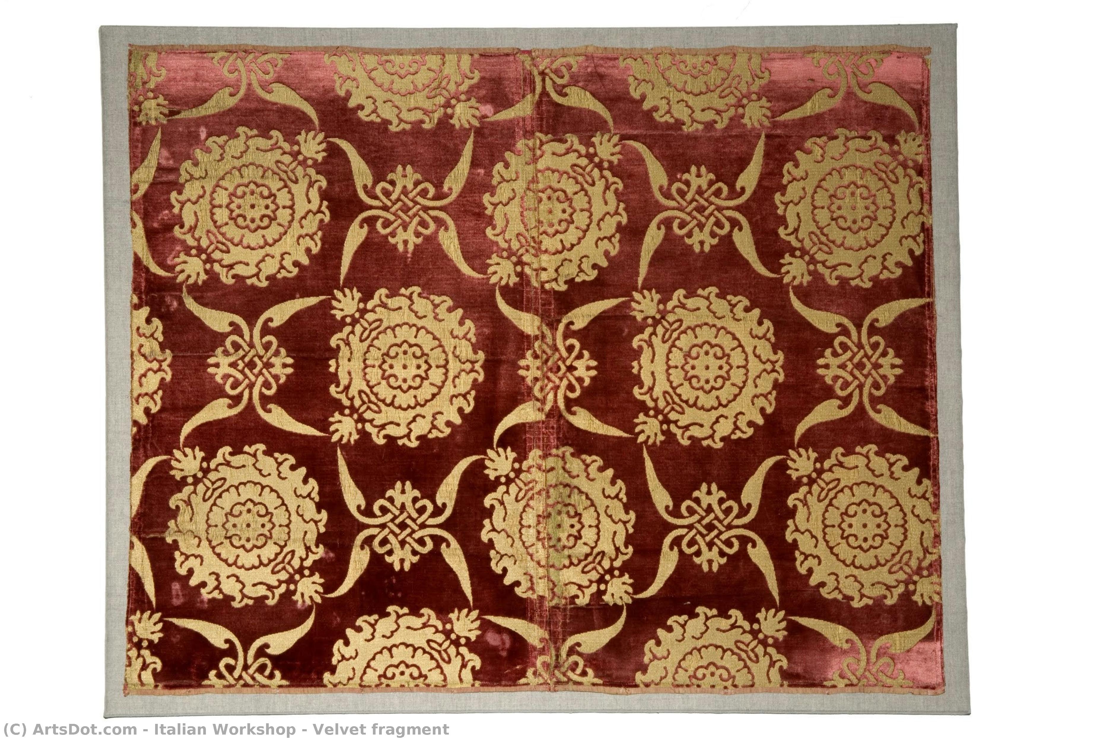 Velvet Fragment — Italian Workshop