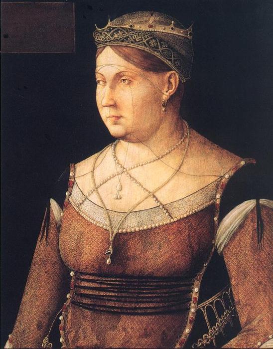 Retrato De Catharina Cornaro, Reina De Chipre — Gentile Bellini
