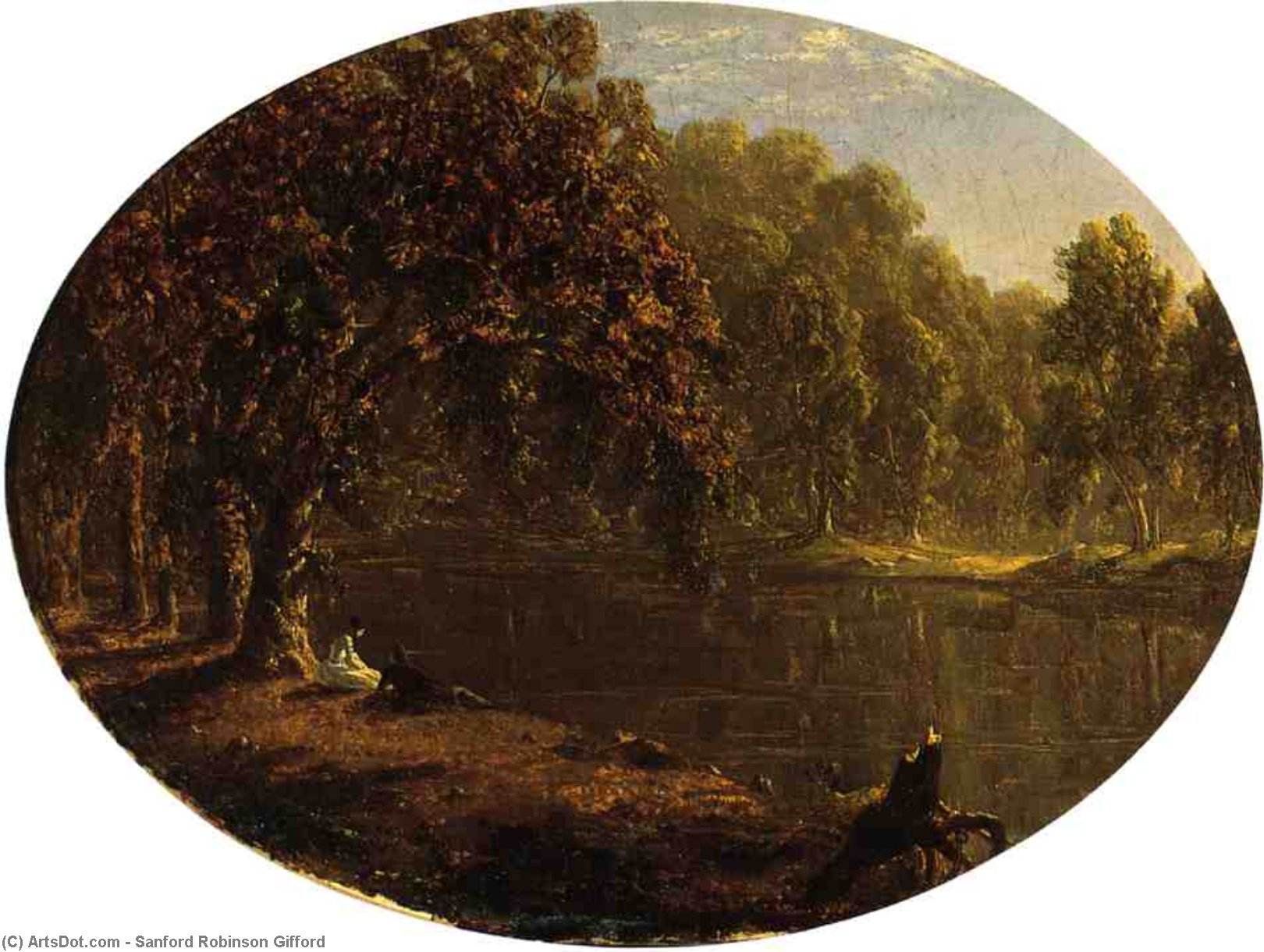 The River-bank — Sanford Robinson Gifford