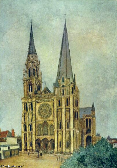 Chartres Cathedral — Maurice Utrillo