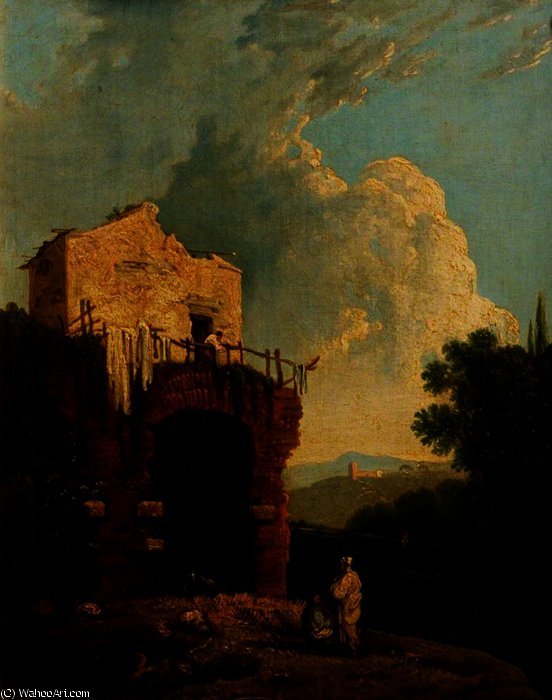Ruins Of A Villa Near Rome (hadrian's Villa) — Richard Wilson
