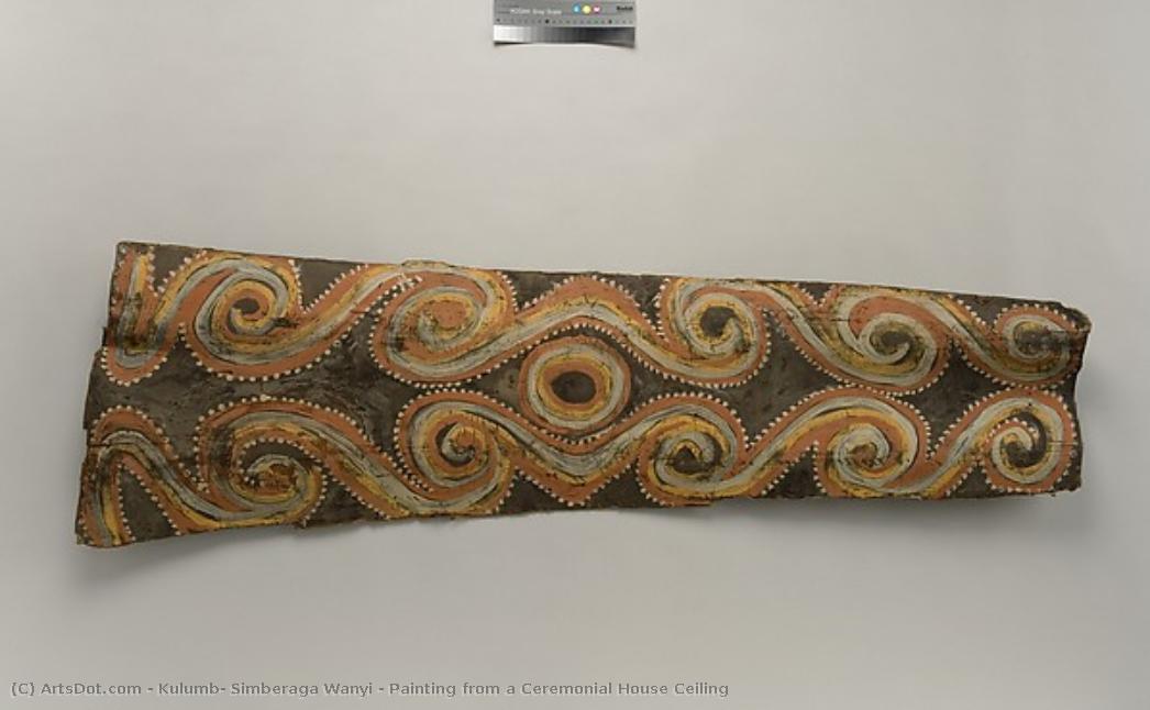 Painting From A Ceremonial House Ceiling — Kulumb, Simberaga Wanyi