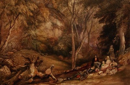 A Sketching Party In Leigh Woods — Samuel Jackson