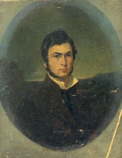 Portrait Du Peintre Par Lui Même — Jacques Raymond Brascassat