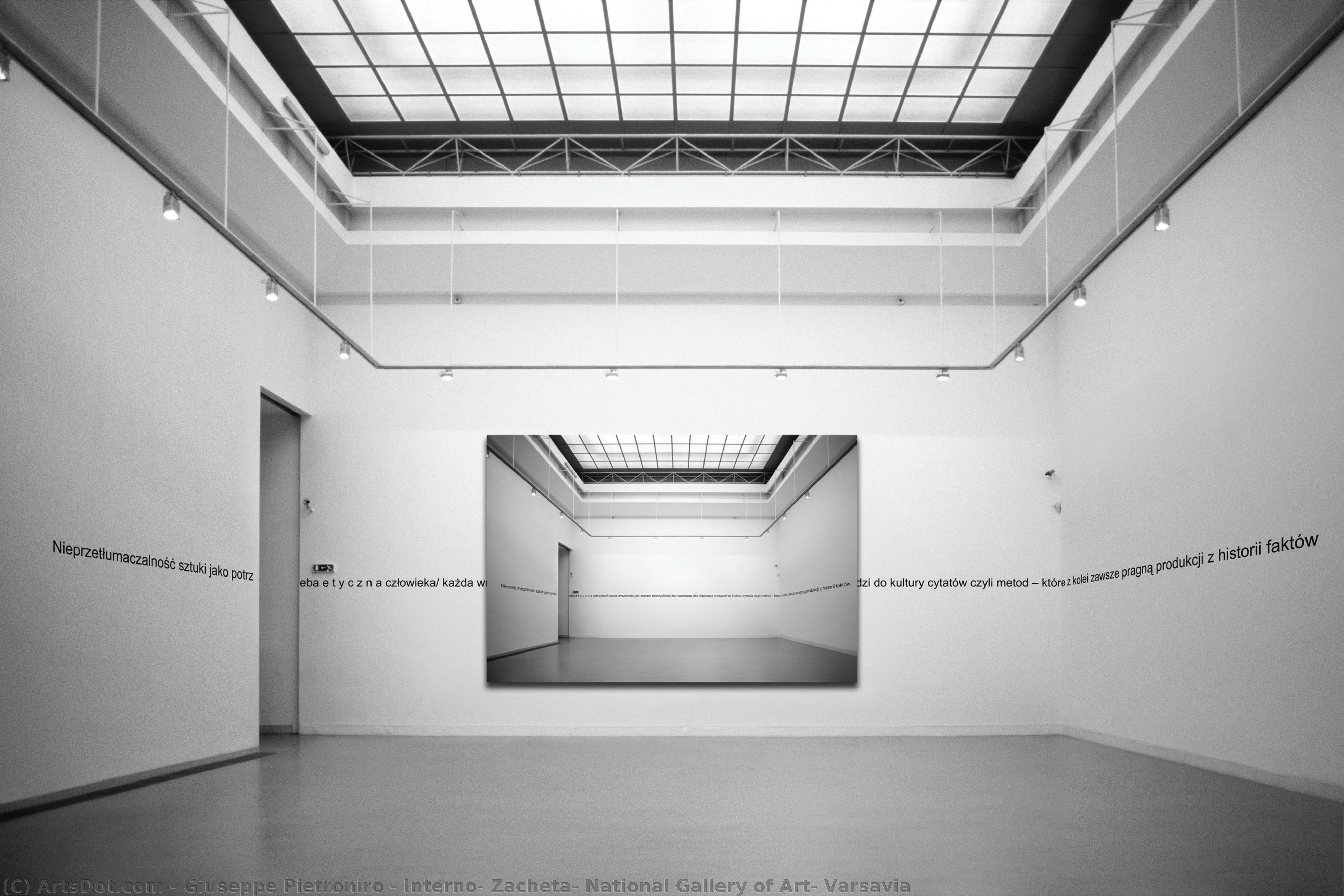 Interno, Zacheta, National Gallery Of Art, Varsavia — Giuseppe Pietroniro