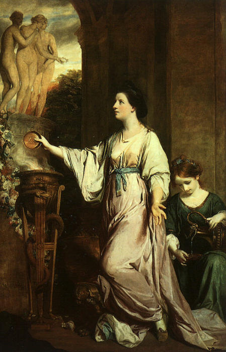 Lady Sarah Bunbury Sacrificing To The Graces — Sir Joshua Reynolds