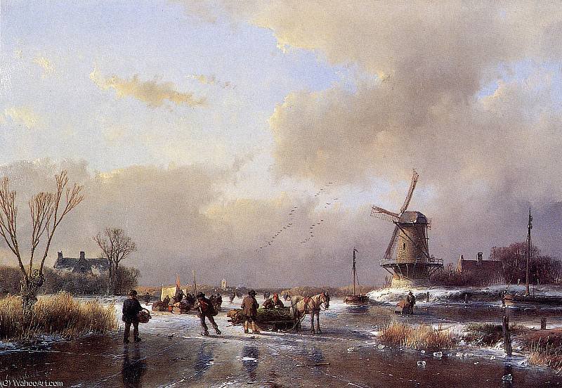 Scaters At Koek En Zopie Sun — Andreas Schelfhout