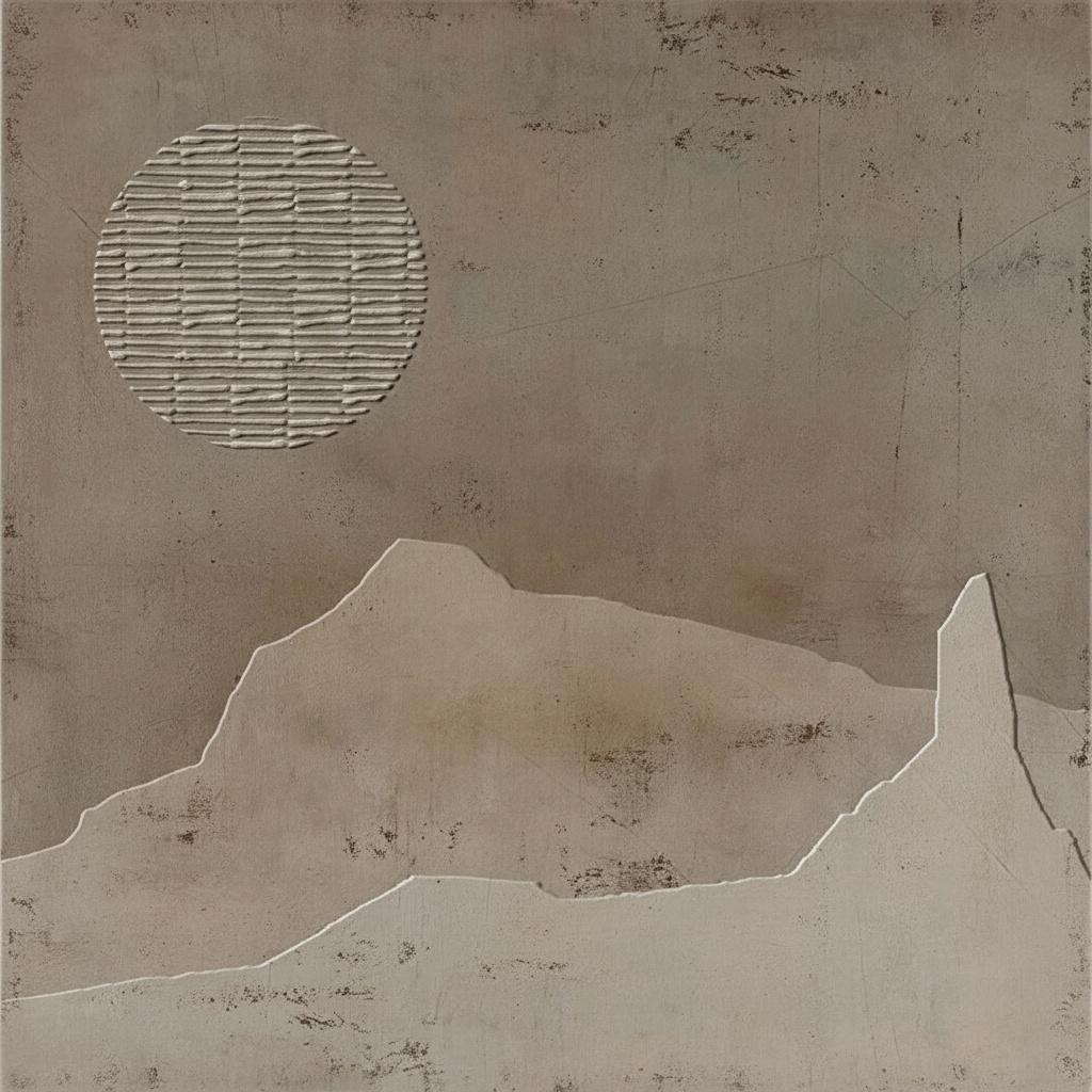 Monolithic Echoes Of An Ancient Earth In Textured Sand And Taupe Tones — Laurent Roche