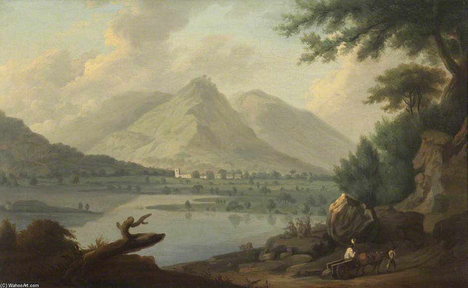View Of Grasmere And Helm Crag From Penny Rock — Joseph Farington