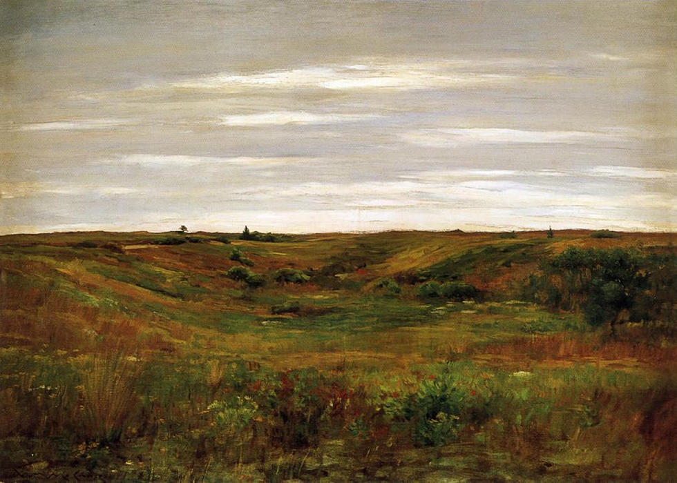 Landscape - A Shinnecock Vale — William Merritt Chase