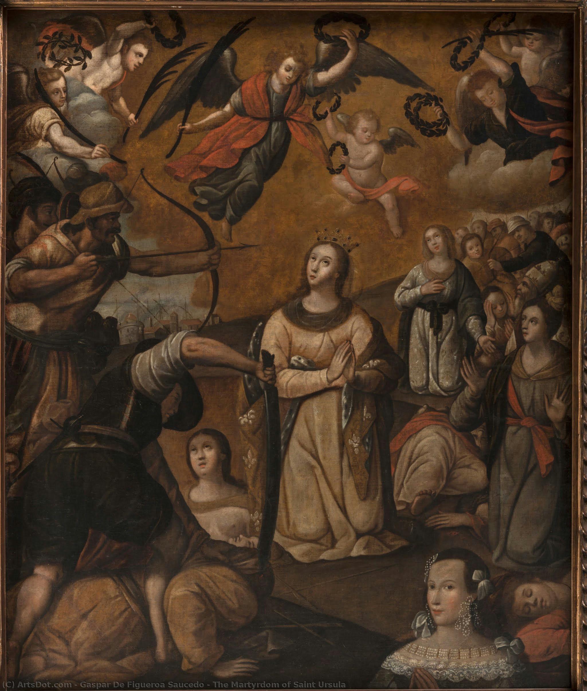 The Martyrdom Of Saint Ursula — Gaspar De Figueroa Saucedo
