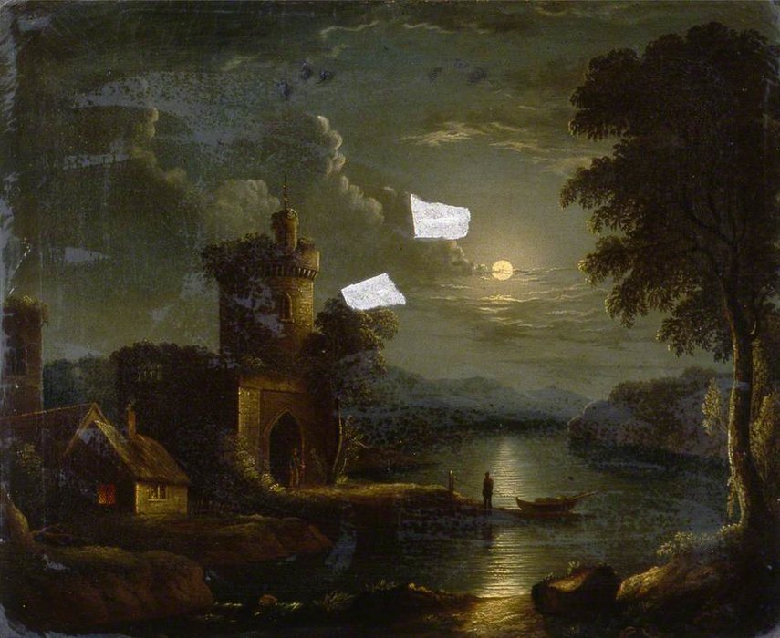 Moonlit Landscape — Henry Pether
