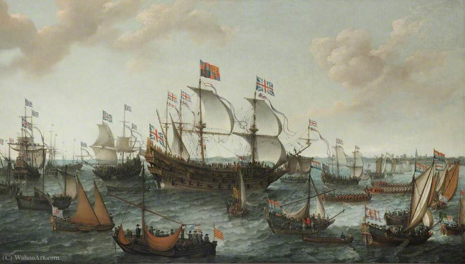 The Arrival Of The Elector Palatine At Flushing, 29 April (1613) — Adam Willaerts