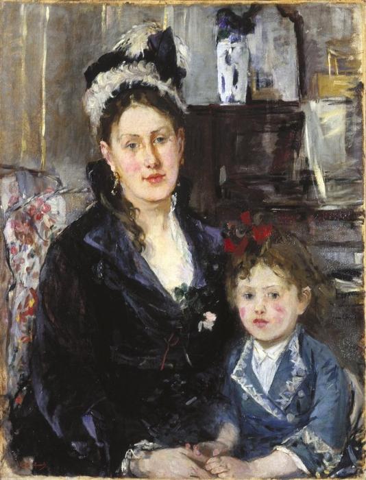 Mme Boursier And Her Daughter — Berthe Morisot