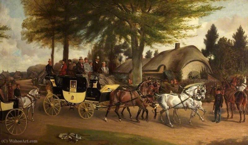 The Bath To Devizes Coach — John Alfred Wheeler