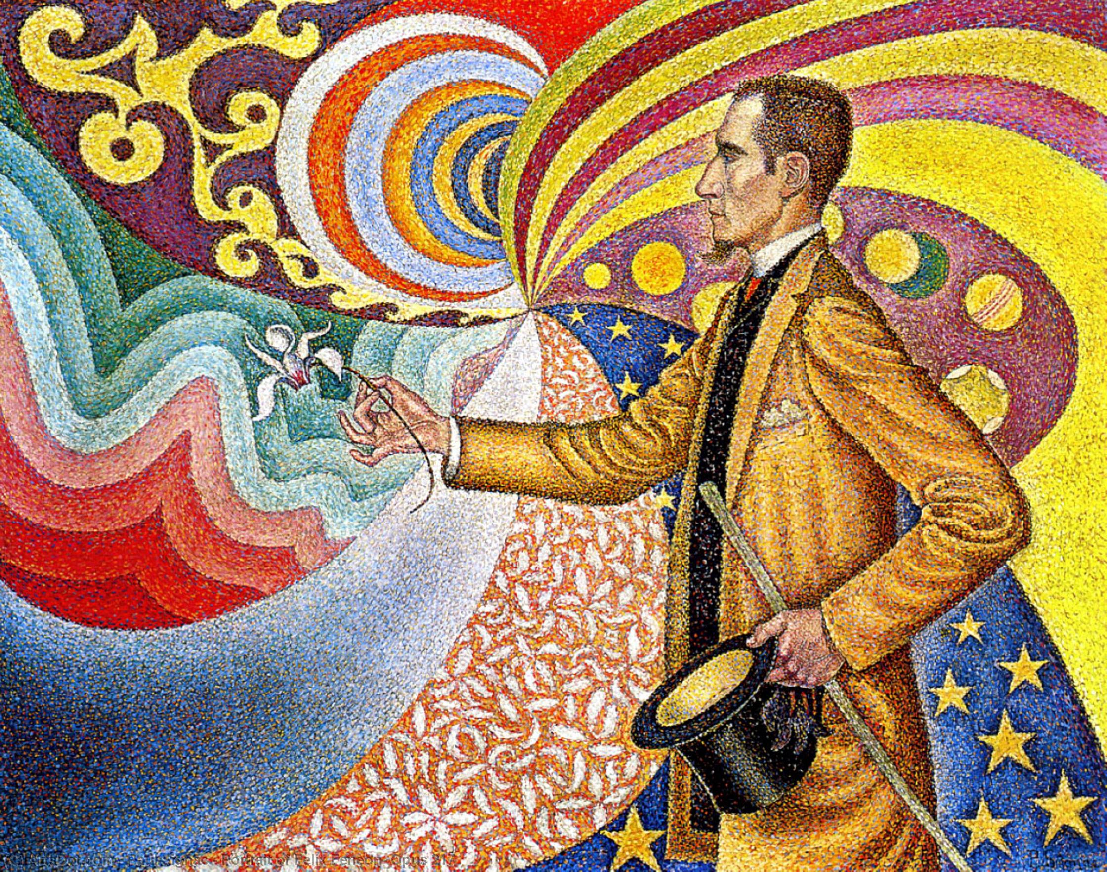 Retrato De Felix Feneon, Opus 217 — Paul Signac