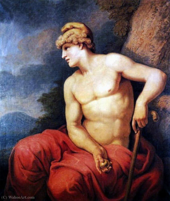 Paris With The Apple — Johann Heinrich Wilhelm Tischbein (goethe Tischbein)