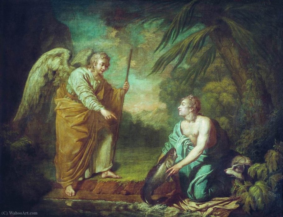 Tobias With The Angel — Anton Pavlovich Losenko