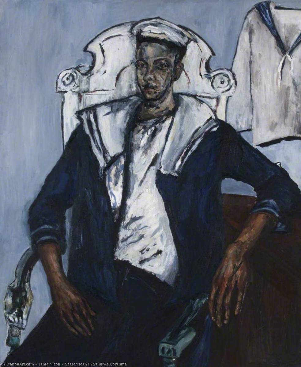 Seated Man In Sailor's Costume — Janie Nicoll