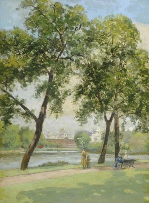 A Glimpse Of The Horseguards — Percy Robert Craft