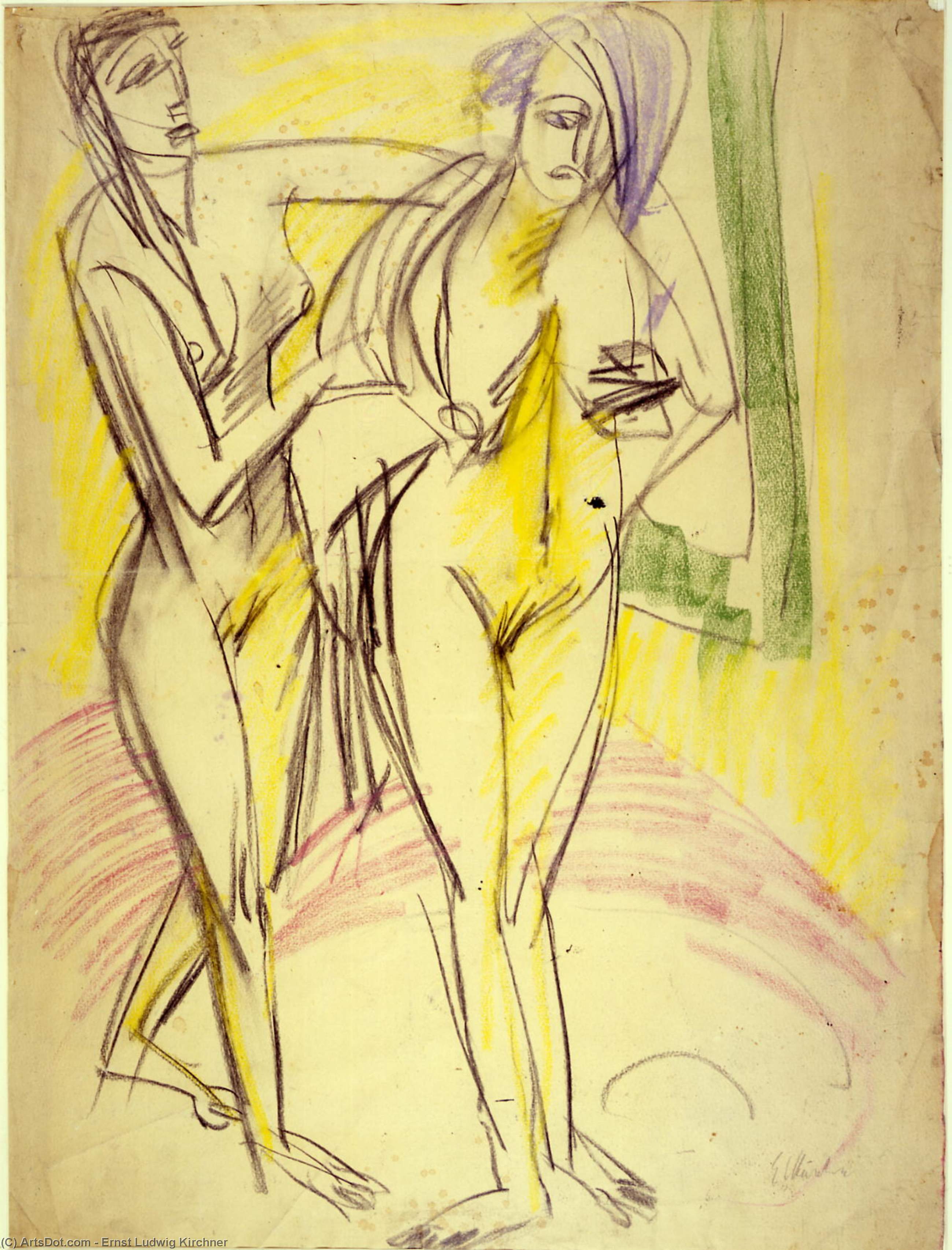 After The Bath — Ernst Ludwig Kirchner