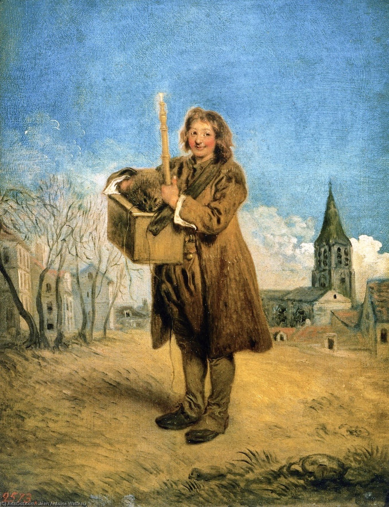 Savoyard With Marmot — Jean-antoine Watteau