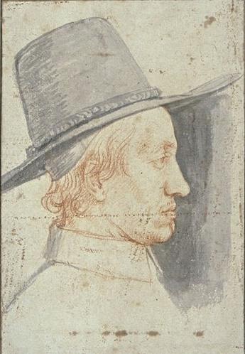 Portrait Of A Man Wearing A Top Hat, Looking To The Right — Philippe De Champaigne